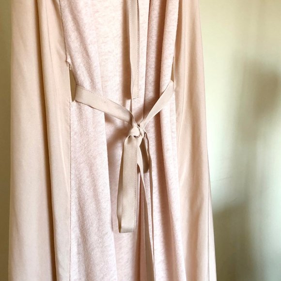 Soft Joie Cream Pink Suede + Jersey High Low Dress - Picture 5 of 5